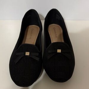 Charter Club Women's Black Loafers with Bow
